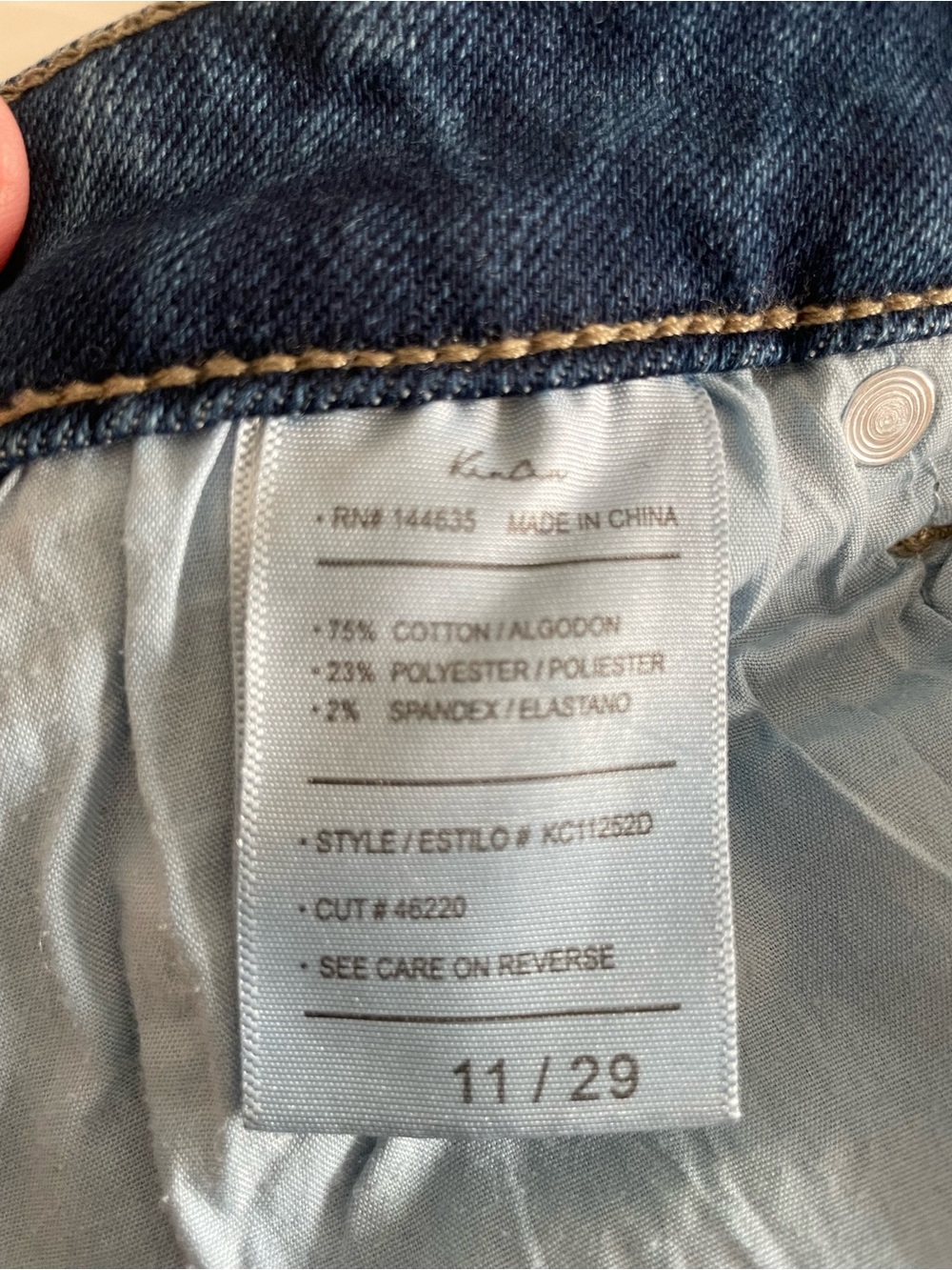 Kancan jeans size 29 style KC11252D cut 46220 - Picture 7 of 8